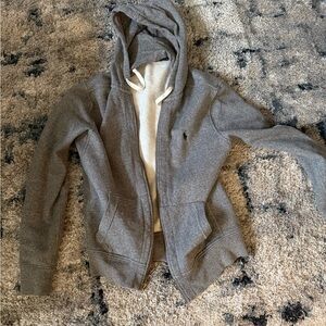 Ralph Lauren Heather Gray Hooded Jacket